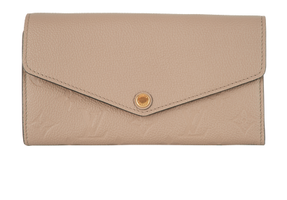 Louis Vuitton Sarah Wallet, &pound;395, Accessories, Taupe, Leather, Front view